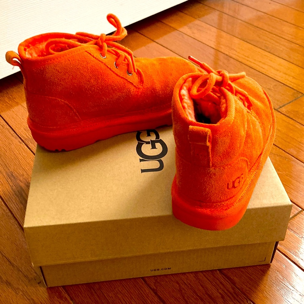 UGG Neumel II boys suede booties. Very gently worn. No box